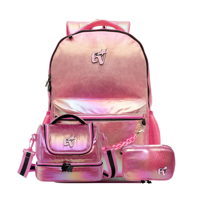 Kit Mochila Emily Vick 17 + Lancheira Térmica + Estojo