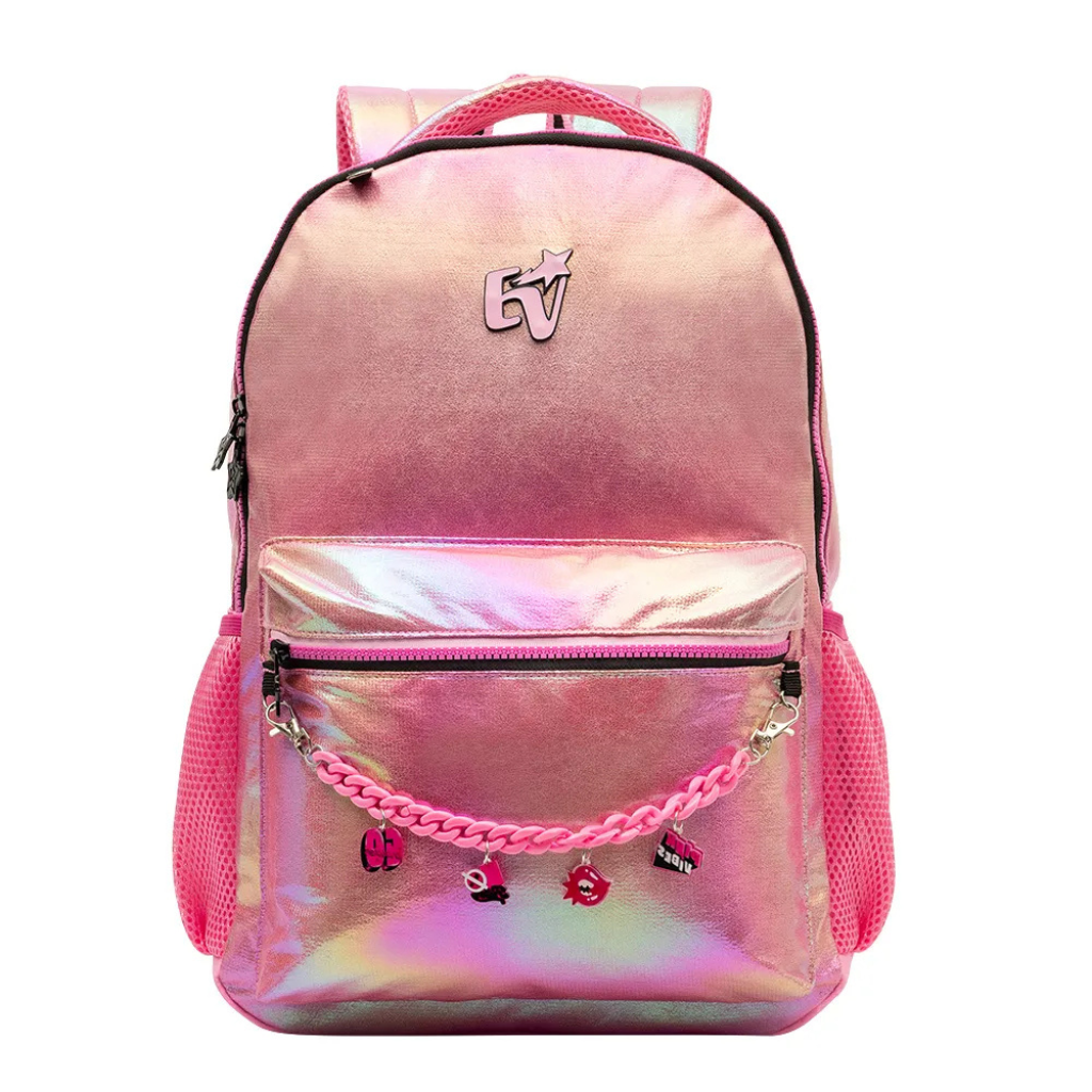 Kit Mochila Emily Vick 17 + Lancheira Térmica + Estojo