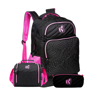 Kit Mochila Emily Vick 17 + Lancheira Térmica + Estojo