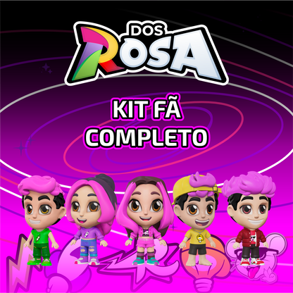 KIT FÃ COLECIONÁVEL COMPLETO COM 5 BONECOS DO GRUPO DOS ROSA 