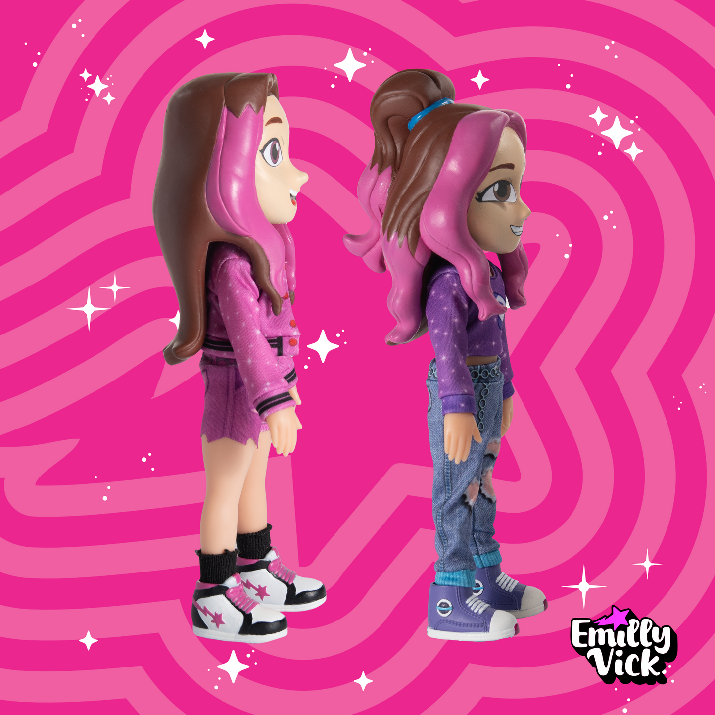 KIT COM 2 BONECAS GRANDES - EMILLY VICK E KATLEN - LANÇAMENTO