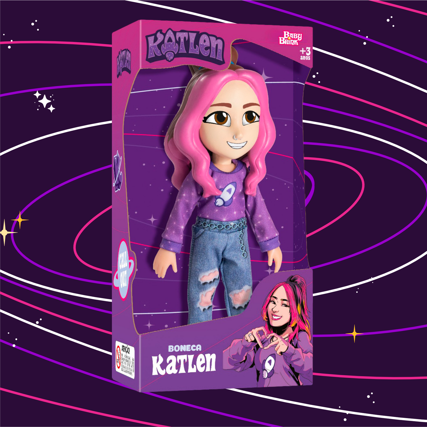 BONECA GRANDE KATLEN - LANÇAMENTO